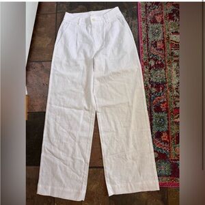 White Linen Pants